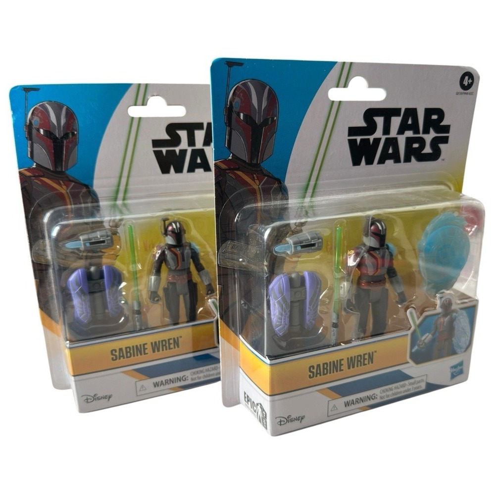Star Wars Sabine Wren Epic Hero Series 4" Action Figure Lot of 2